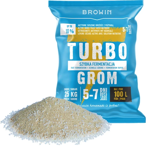 Destilacijski kvasac Turbo Grom 5-7 dana 100L - 3