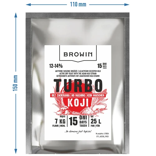 Destilacijski kvasac Turbo Koji, 50 g (bez kašenja!) - 7