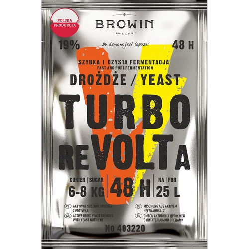 Destilacijski kvasac Turbo reVOLTa 48h  - 1 