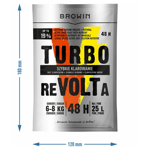 Destilacijski kvasac Turbo reVOLTa 48h - 4