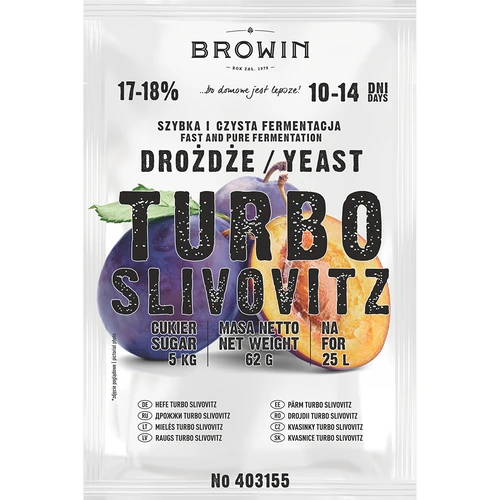 Destilacijski kvasac Turbo Slivovitz - 2