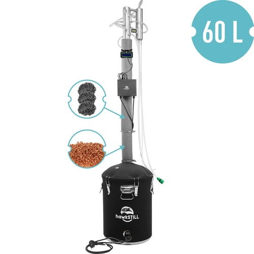 Destilacijski set hawkSTILL „Hladni prsti” 60 L + Wi‑Fi IQ sustav s LCD zaslonom - 2
