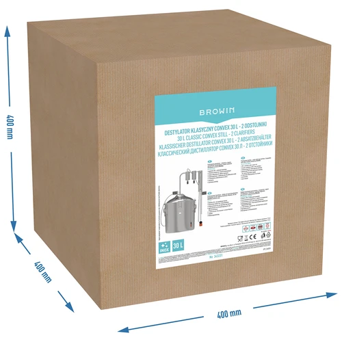 Destilator hawkSTILL 1.0 CONVEX 30 L - 2 suhoparnika - 10