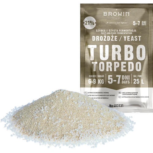 Destilerijski kvasac Turbo Torpedo 5-7 dana 21% 100g - 4