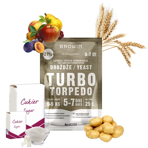 Destilerijski kvasac Turbo Torpedo 5-7 dana 21% 100g - 5