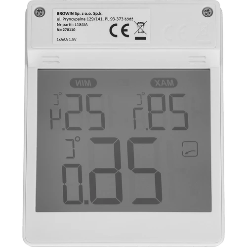 Digitalni vanjski prozorski termometar, samoljepljiv, marke Soens - 4