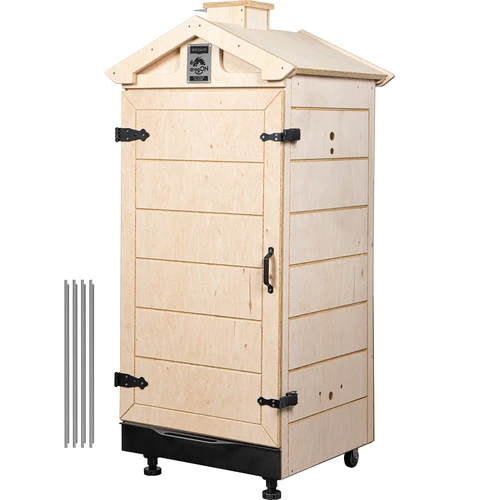 Dimna komora od atestirane šperploče, bez okvira, 200 L, s kotačićima