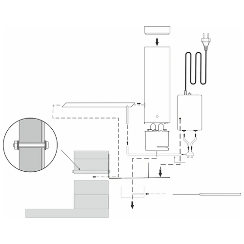 dragON set za pušnicu – IQ moduli s Wi‑Fi i generator dima JET 2 LONG s pepelnikom - 10