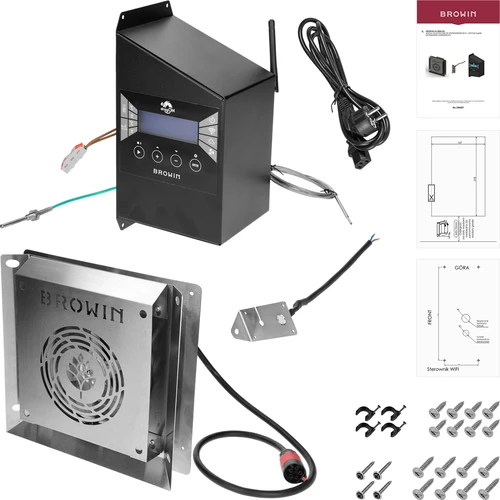 dragON set za pušnicu – IQ moduli s Wi‑Fi i generator dima JET 2 LONG s pepelnikom - 2