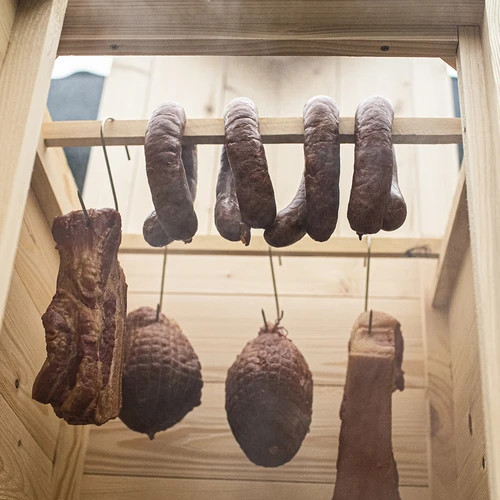 Drvena pušnica 60 cm, s ložištem - 11