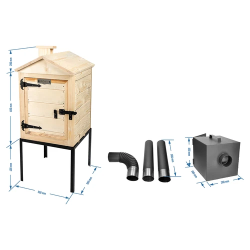 Drvena pušnica 60 cm, s ložištem - 6