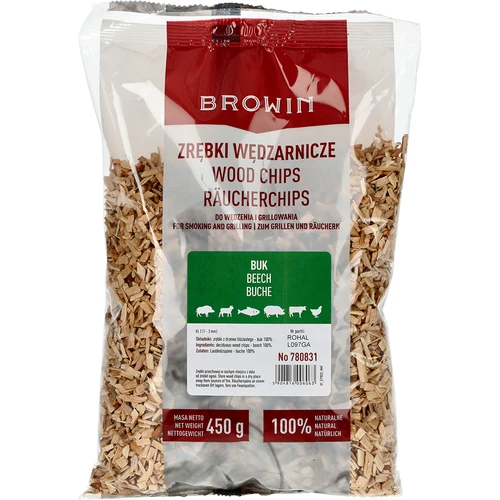 Drvne sječke za dimljenje (100% bukva) kl. 2 - 450 g X5 - 2