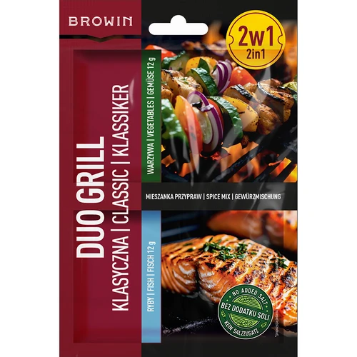 Duo Grill Klasična za ribu i povrće - mješavina začina 2 u 1, 2 x 12 g  - 1 