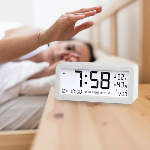 Elektronička vremenska stanica Soens - bijela, sa satom i kalendarom - 7