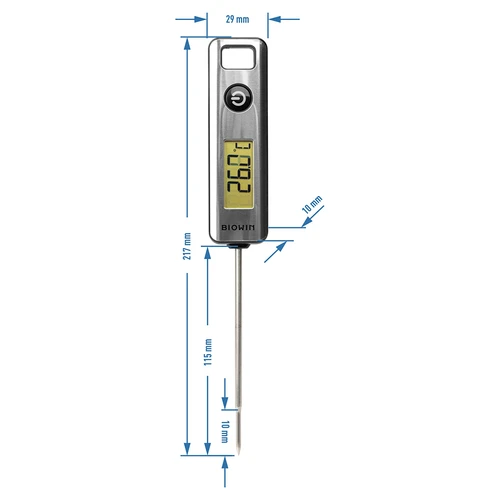 Elektronički kuhinjski termometar, LCD (-50°C do +200°C) - 4
