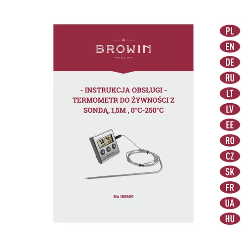 Elektronički kuhinjski termometar s sondom (0°C do 250°C) - 10