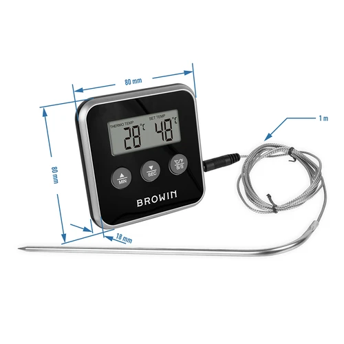 Elektronički kuhinjski termometar s sondom (0°C do 250°C) mix - 4