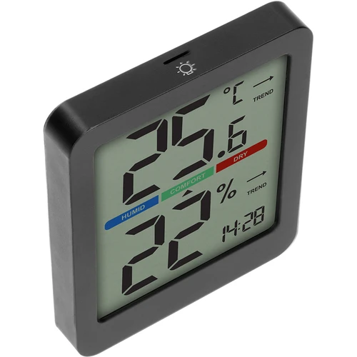 Elektronički sobni termometar, crni - 4