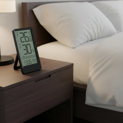 Elektronički sobni termometar marke Soens, crni - 7