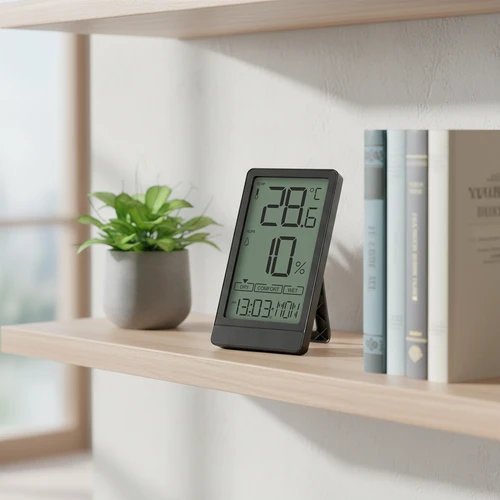 Elektronički sobni termometar marke Soens, crni - 8