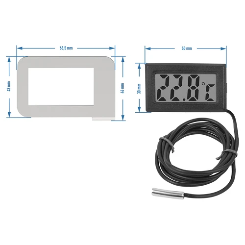 Elektronički termometar u okviru - za destilatore (-50°C do +110°C) - 3