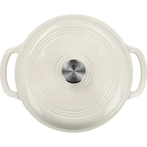 Emajlirani lijevani lonac - ecru, 5,8L - 3