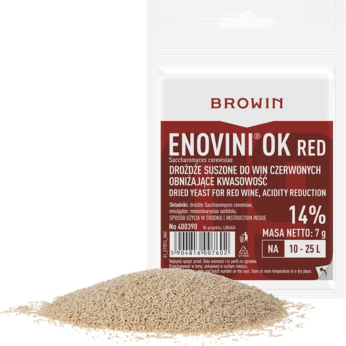 Enovini® OK RED - vinski kvasac za smanjenje kiselosti 7 g - 3