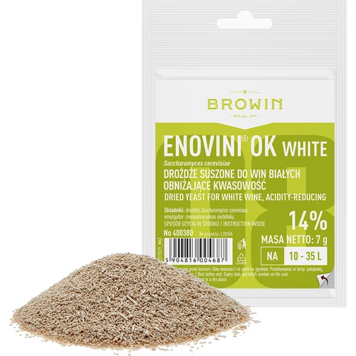 Enovini® OK WHITE - vinski kvasac za smanjenje kiselosti 7 g - 2