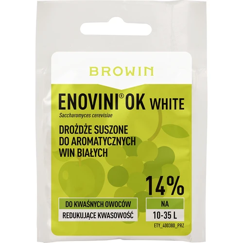 Enovini® OK WHITE - vinski kvasac za smanjenje kiselosti 7 g