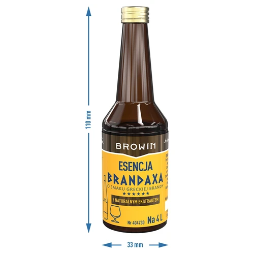 Esencija Brandaxa s okusom grčkog brendija, 40 ml - 7