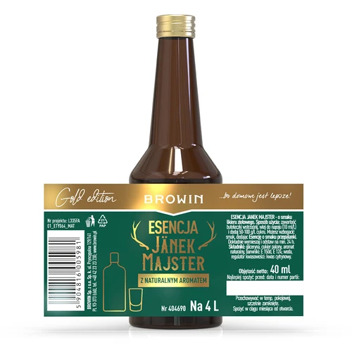 Esencija Jänek Majster za 4 L, 40 ml - 6