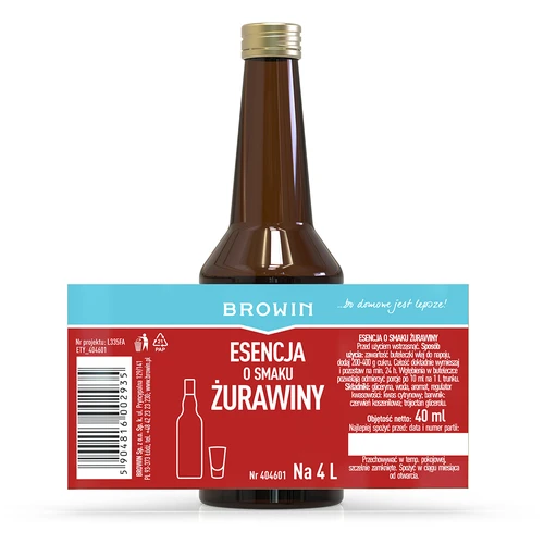 Esencija okusa brusnice za 4 L - 40 ml - 7