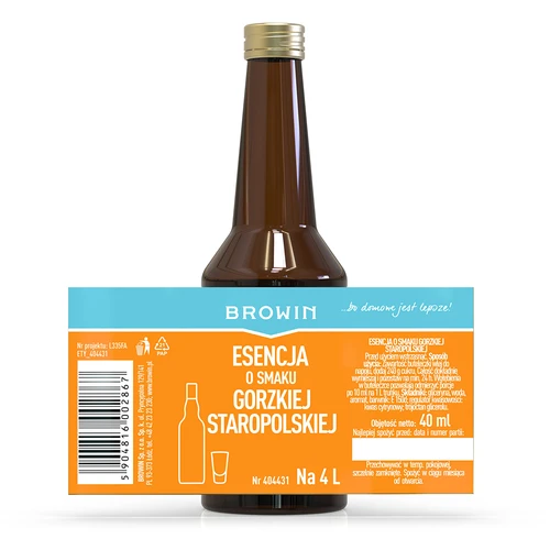 Esencija okusa Gorke Staropoljske za 4 L - 40 ml - 6