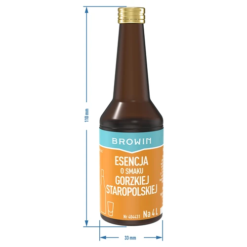 Esencija okusa Gorke Staropoljske za 4 L - 40 ml - 7
