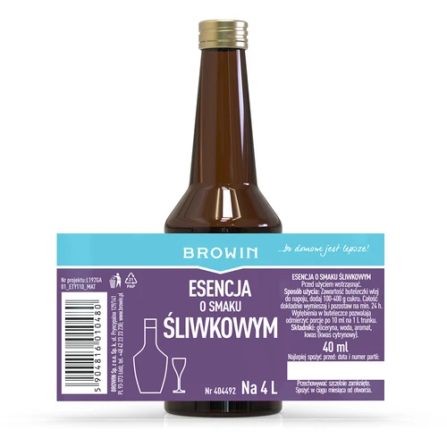 Esencija okusa šljive za 4 L, 40 ml - 4