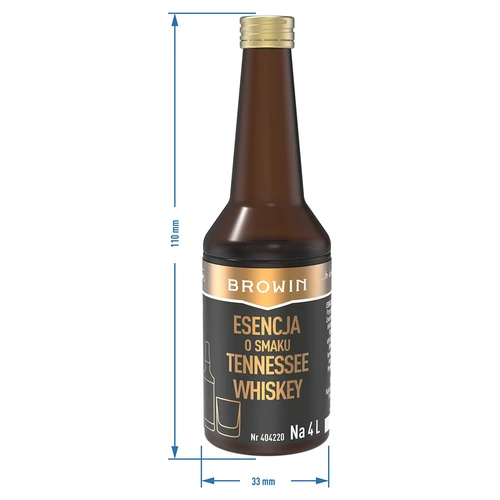 Esencija okusa Tennessee viskija za 4 L - 40 ml - 8