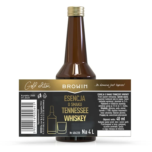 Esencija okusa Tennessee whiskey za 4 L - 40 ml - 7