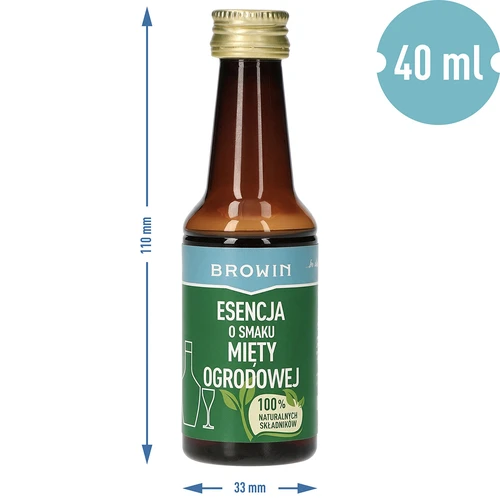 Esencija okusa vrtne mente, za 4 L, 40 ml - 6