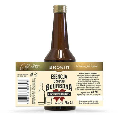 Esencija s okusom Bourbona za 4 L, 40ml - 5