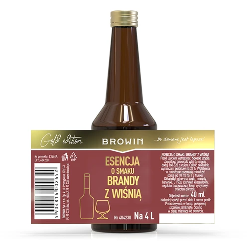 Esencija s okusom brandyja s višnjom 40 ml na 4 l - 6