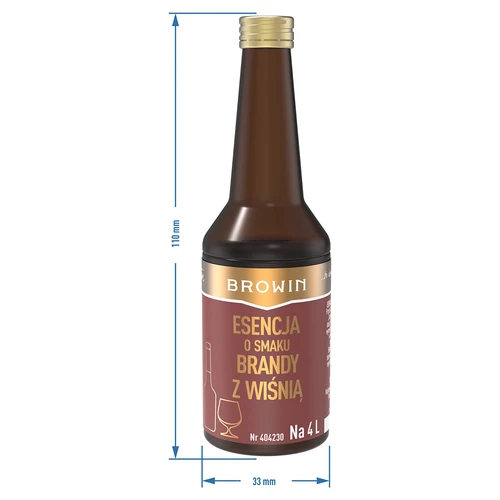 Esencija s okusom brandyja s višnjom 40 ml na 4 l - 7