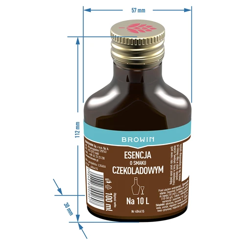 Esencija s okusom čokolade 100 ml za 10 L - 5