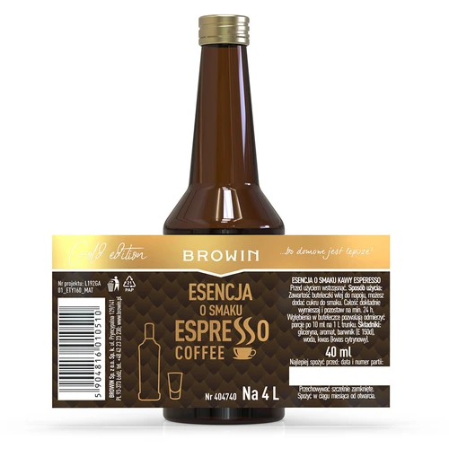 Esencija s okusom espressa, za 4 L, 40 ml - 4