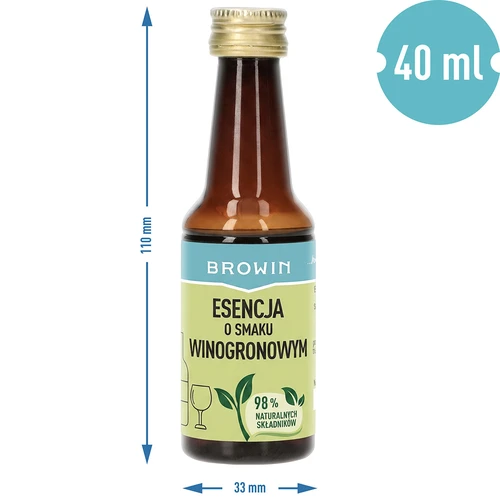 Esencija s okusom grožđa, 40 ml - 6
