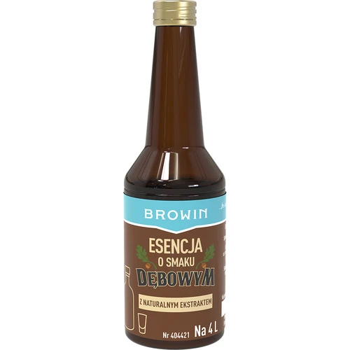 Esencija s okusom hrasta, s prirodnom aromom i ekstraktom – 40 ml, za 4 L