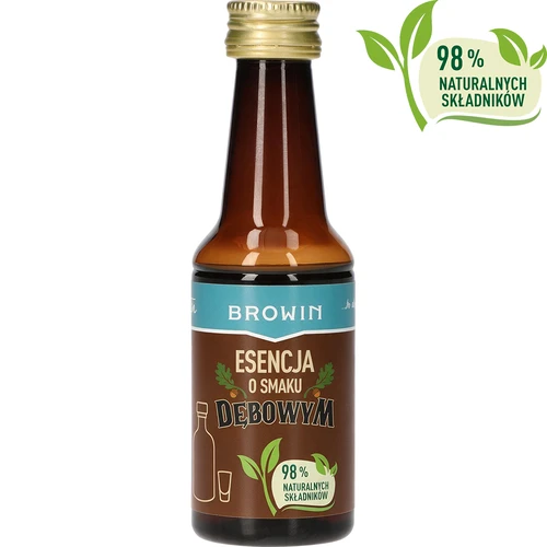 Esencija s okusom hrasta, s prirodnom aromom i ekstraktom – 40 ml, za 4 L