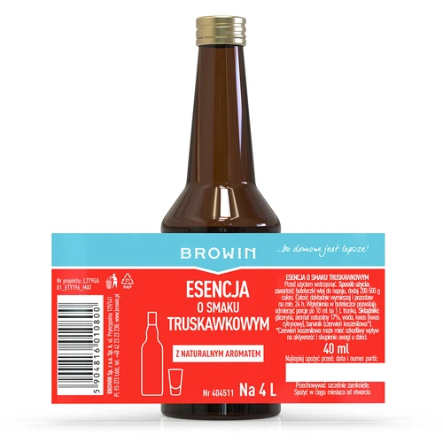 Esencija s okusom jagode, 40 ml - 4
