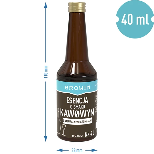 Esencija s okusom kave s prirodnim aromama za 4 L - 40 ml - 7