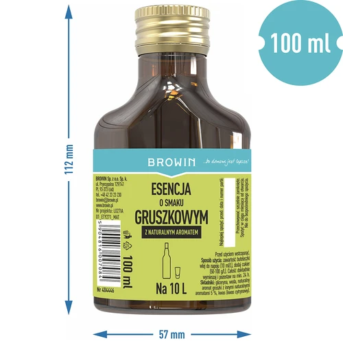 Esencija s okusom kruške - kruškov liker, zaprawka 100 ml - 5
