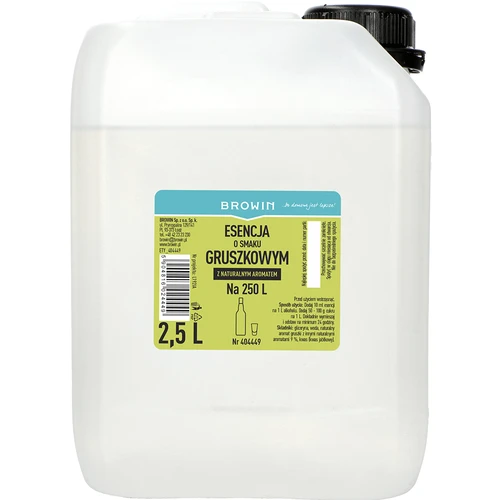 Esencija s okusom kruške, s prirodnom aromom, 2,5L  - 1 